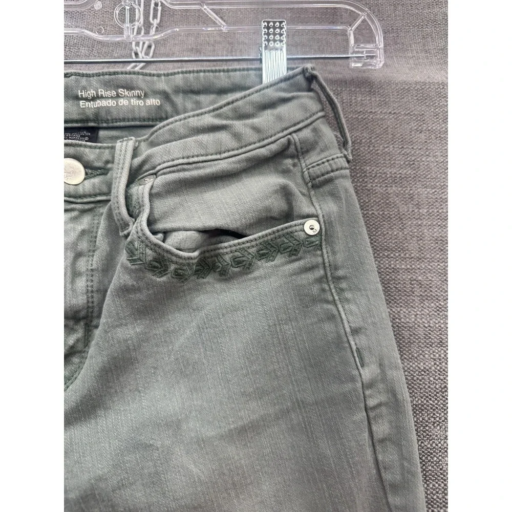 Mossimo Skinny Jeans Womens‎ 4R Blue Denim Cotton Stretch Light Wash High Rise
